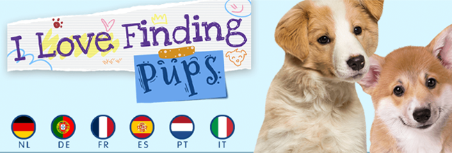 I Love Finding Pups – language update